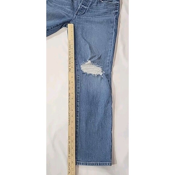 Joe's Jeans The Honor High Rise Vintage Straight Jeans Button Fly Size 27 - Picture 15 of 16